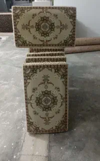 6 عدد پشتی ماشینی دست دوز