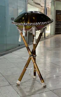 پایه هندپن و هنگدرام سرخپوستی بامبو