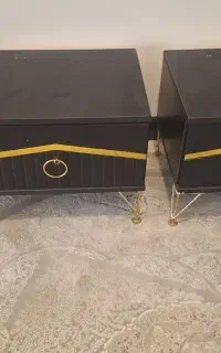 دو عدد پاتختی تراه با صندلی