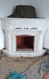 شومینه سنگی کباب پز