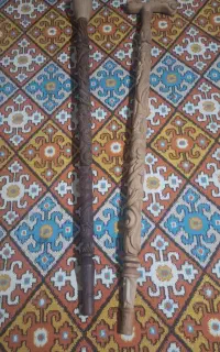عصا کنده کاری شده