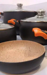 بازسازی ظروف تفلون گرانیت چدن آلومینیوم مس