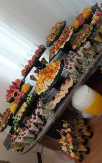 چیدمان تولد فینگرفود غذای خانگی