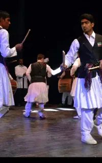 نوازندگی دهل و ساز در مراسمات