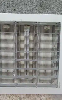 چراغ مشبک فلورسنت۶۰×۶۰ سقفی کارکرده