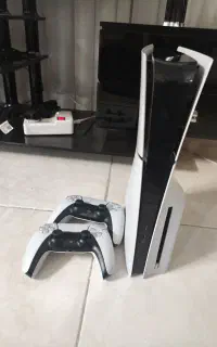 ps5 slim پی اس فایو اسلیم دو دسته در حد نو