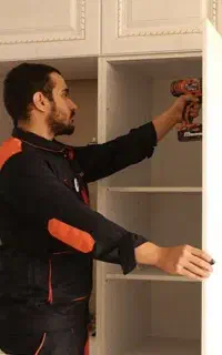 نصاب کابینت فلزی و ام دی اف