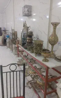 خریداروفروشنده لوستر آینه شمعدون لوازم برنجی ومسی