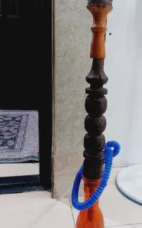 قلیون چوبی با چوب گردو