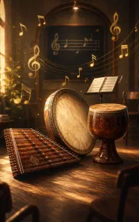 تدریس خصوصی سنتور ، دف ، تنبک در آموزشگاه و منزل