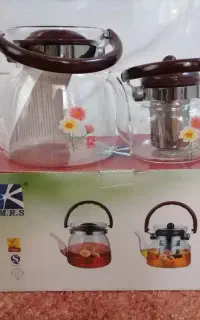 کتری و قوری پیرکس شعله مستقیم