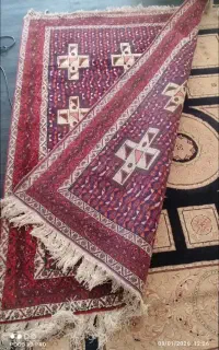 قالی دستبافت بدون پارگی وسوختگی ۹ تومان