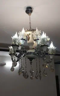 لوستر ده شعله در حد نو