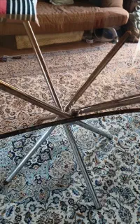 میزنهارخوری 4 نفره پایه استیل