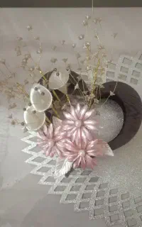 سه سایز گل دیواری
