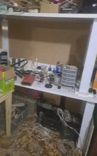 میز ام دی اف.میز گرد یا خاطره ها.میز فلزی