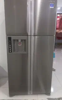 یخچال ساید چهار درب هیتاچی اورجینال ژاپنی سیلور