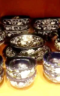 سفال طرح دار شیک سنتی  برای دکور و استفاده روزمره