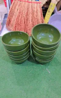 کاسه سفالی و چینی و ملامین