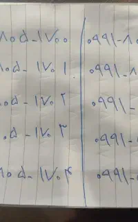 10 خط سریالی همراه اول رند پشت سر هم