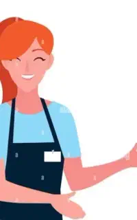 فروشنده خانم