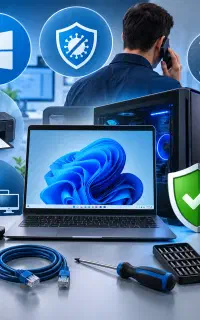 خدمات رایانه‌ای و کامپیوتری در محل