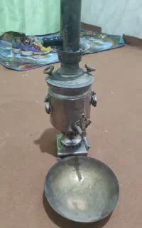 سماور ذغالی قدیمی دریل
