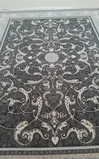 فرش کاشان ۱۲متری گل برجسته جنس اعلاودرجه ۱