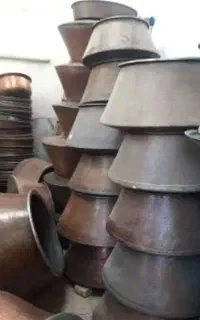 خرید ظرف و ظروف مسی دیگه مسی قابلمه  قلفت مسی