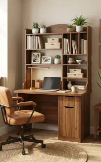 میز تحریر کتابخانه دار مدل ورساج ۱۱۰ در ۶۰