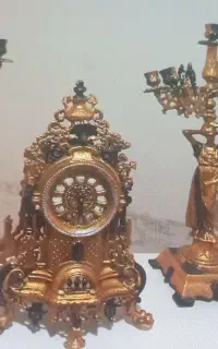 شمعدان و ساعت
