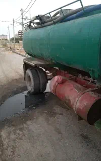 تانکر آب رسانی شبانه روزی