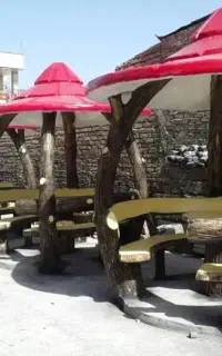 آلاچیق بتنی/آلاچیق پارکی / آلاچیق درختی بتنی