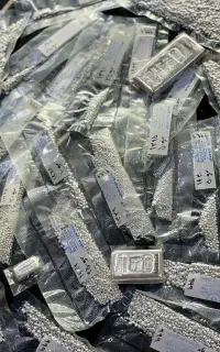 شمش ساچمه نقره ۹۹۹،۹