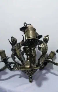 فروش خرید لوستر شکسته خراب .برنجی .قدیمی