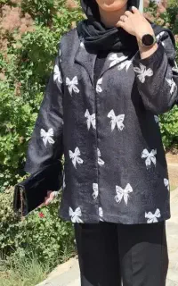 مانتو های مزونی شیک