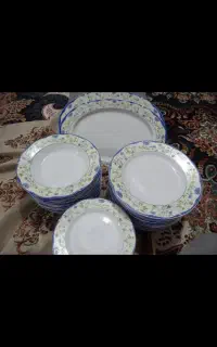 چینی ۱۲نفره دوتا دیس ۱۲برنج خورش میوه داره
