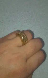 انگشتر طلا با ۳درصد