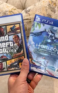 بازی ps5 جی تی ای ps4 هورایزن در حد