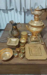 سماور طلایی