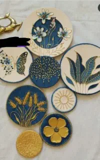 دیوار کوب سفالی