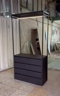 رگال 4 کشو مشکی سوپر مات