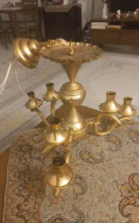 لوستر آب کاری طلا