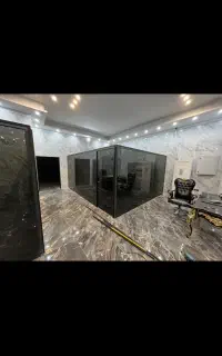 پارتیشن شیشه ای درب اتوماتیک شیشه میرال