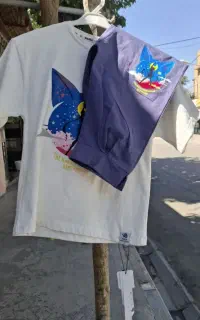 چند مشما ی بزرگ لباس