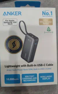 پاوربانک باکیفیت انکر ۱۰۰۰۰