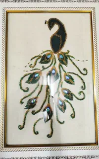 تابلو ی جواهر دوزی شده نو .