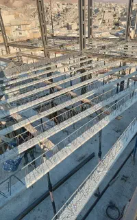 اسکلت فلزی الماتور بندی قالب بندی