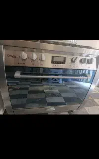 اجاق گاز فر دار. در حد نو