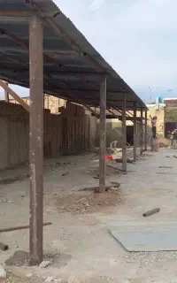 شیروانی و اسکلت فلز